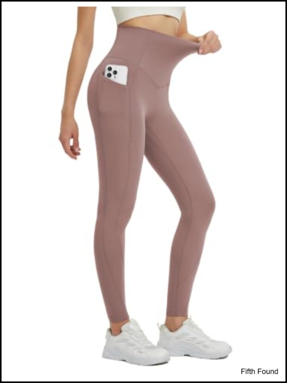Super High Waisted Leggings with Pockets Stretchy Tummy Control Soft Yoga Petite